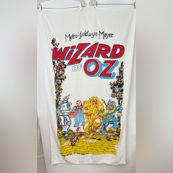Vintage Wizard Of Oz Franco Beach Towel Metro-Goldwyn-Mayer 1939 - Picture 1 of 7